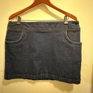 Old Navy Vintage Dark Blue Mini Skirt size 16